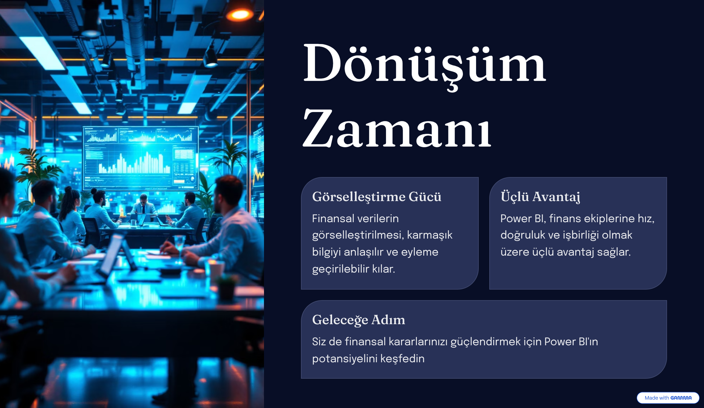 HİZMETLER 13 Donusum Zamani